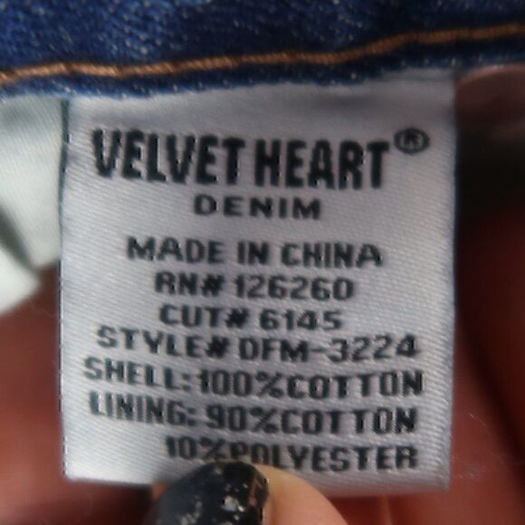 VELVET HEART MEGHAN HIGH RISE BLUE DENIM SKIRT SIZE 30 - Picture 3 of 11